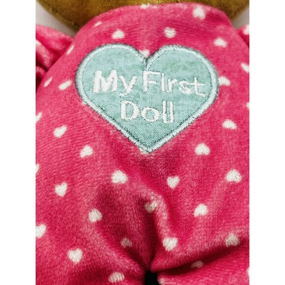 Carters Child Of Mine My First Doll African American Pink Plush Rattle Hispanic - Picture 2 of 5